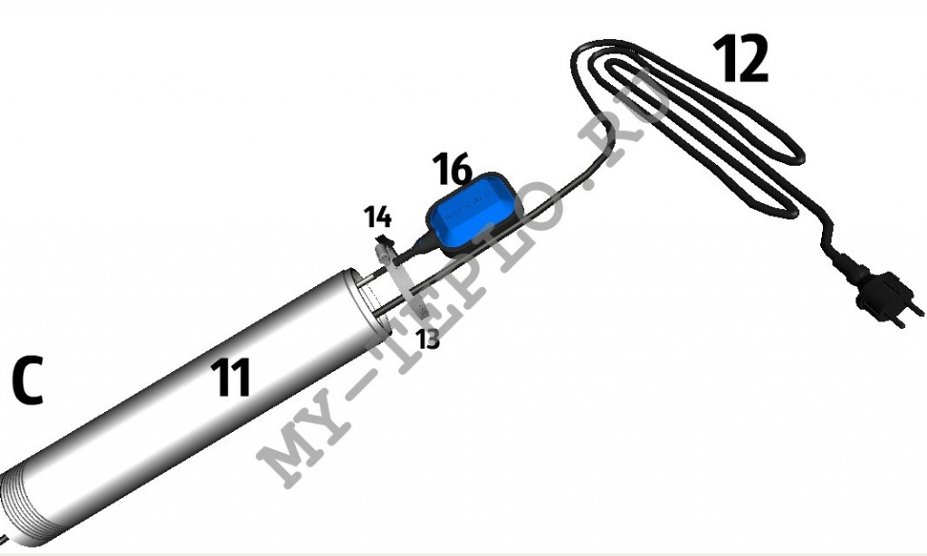 Запчасти Джилекс Водомет 60/52 А