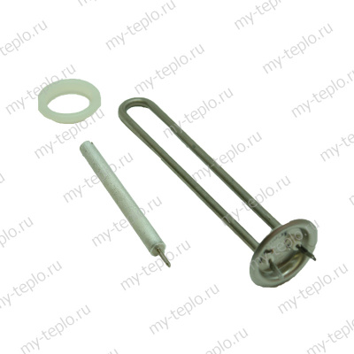 ТЭН 0,7 кВт для Термекс RZB L (нерж, комплект с прокладкой и анодом) Моё Тепло, Россия (TENPA7RZBLne