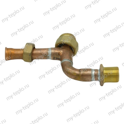 Трубопровод (котел-выход) для котла Эван WARMOS-QX (truboprvyhodWARMOSqx)