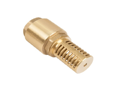 Клапан обратный 1" с сеткой (сетка-латунь, толк.-пластик) Unipump (88208)